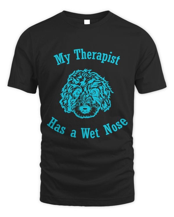 Bernedoodle dog My Therapist has a Wet Nose