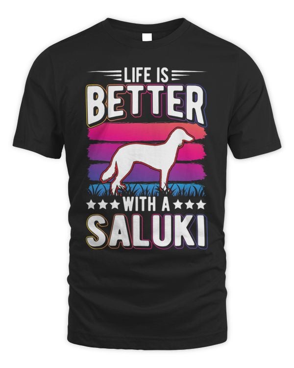Life is better with a Saluki T-Shirt Copy Copy Copy