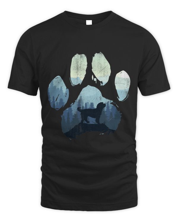 Bernedoodle Dog Paw Mom Dad Mountains