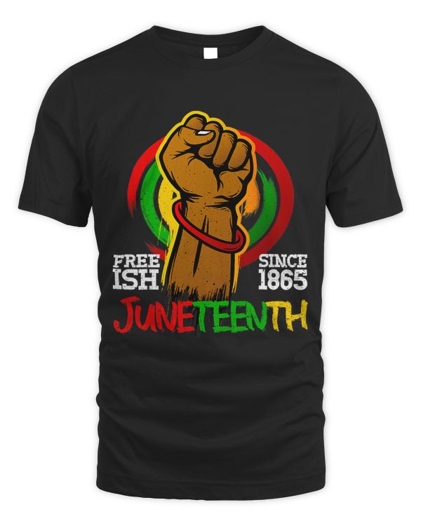 Juneteenth Celebration Freeish Since 1865 Retro Style