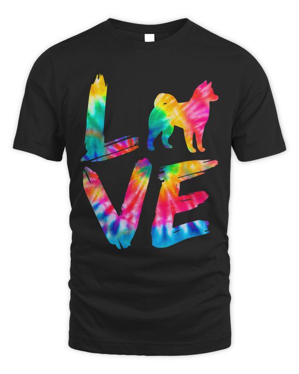 Chusky Tie Dye Love Dog Mom Dad