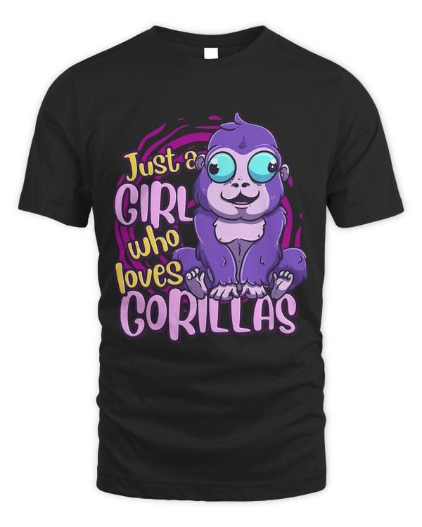Cute Gorilla Just A Girl Who Loves Gorillas 483