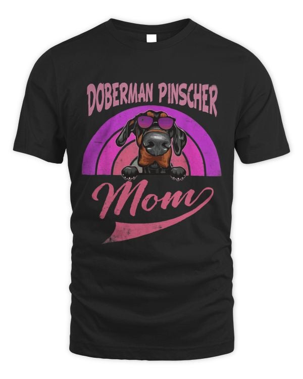 Funy Vintage Doberman Pinscher Mom