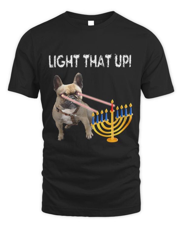 Hanukkah Menorah Jewish Holiday French Bulldog Dog 280