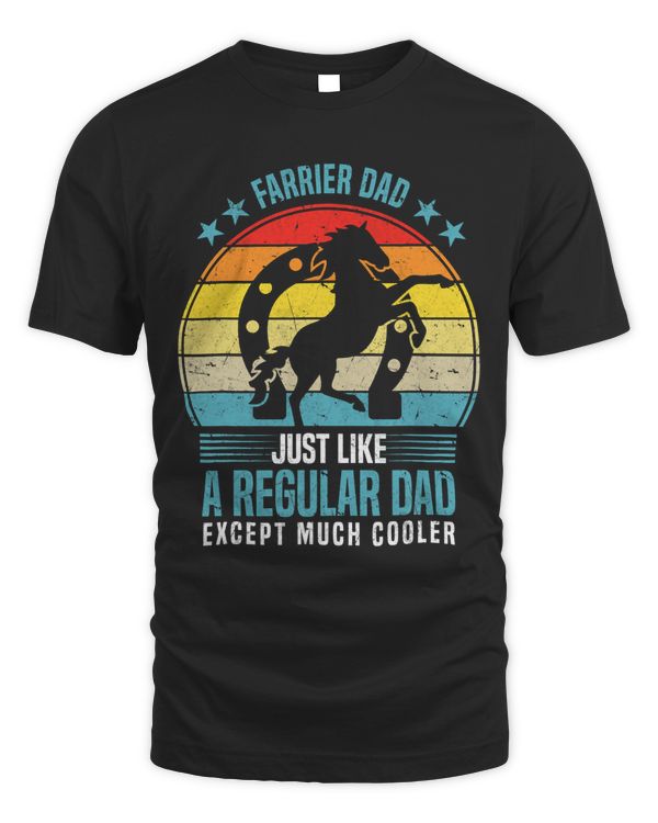 Mens Funny Farrier Dad Saying Horseshoer Hoof Care