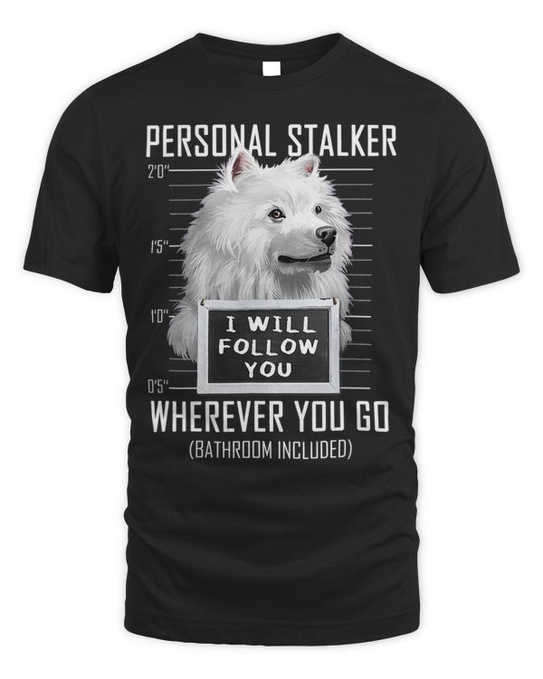 Personal Stalker Dog Eskimo Dog I Will Follow You Mugshot 37