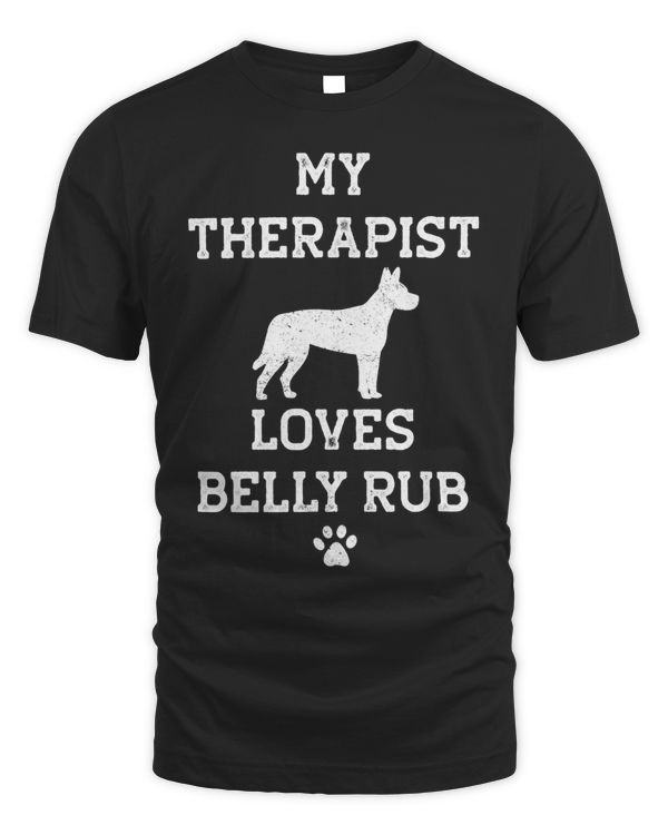 Funny Carolina Dog My Therapist Loves Belly Rub