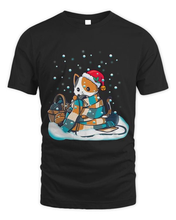 Merry Christmas With Cute Knitting Cat Pictures 208