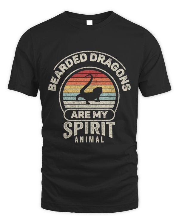 Retro Bearded Dragons Dragon Are My Spirit Animal Lover