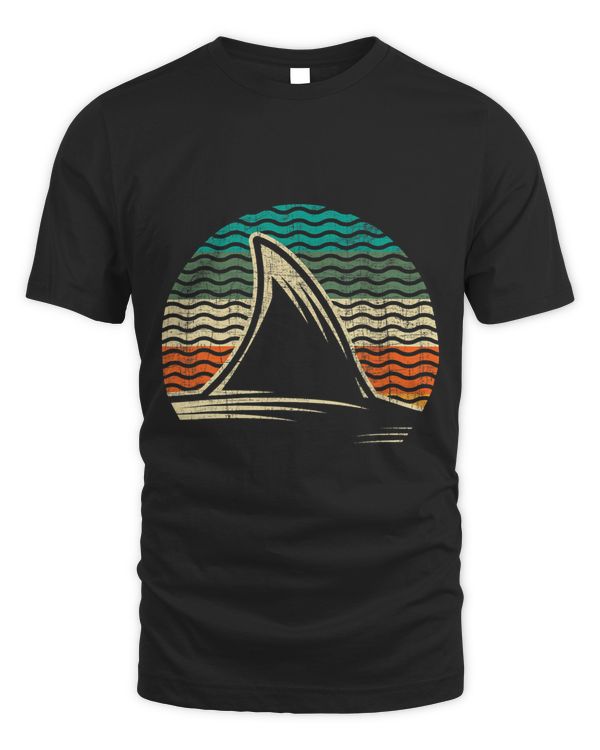 Retro Shark Tail Marine Biologist Shark Lovers Wildlife 306