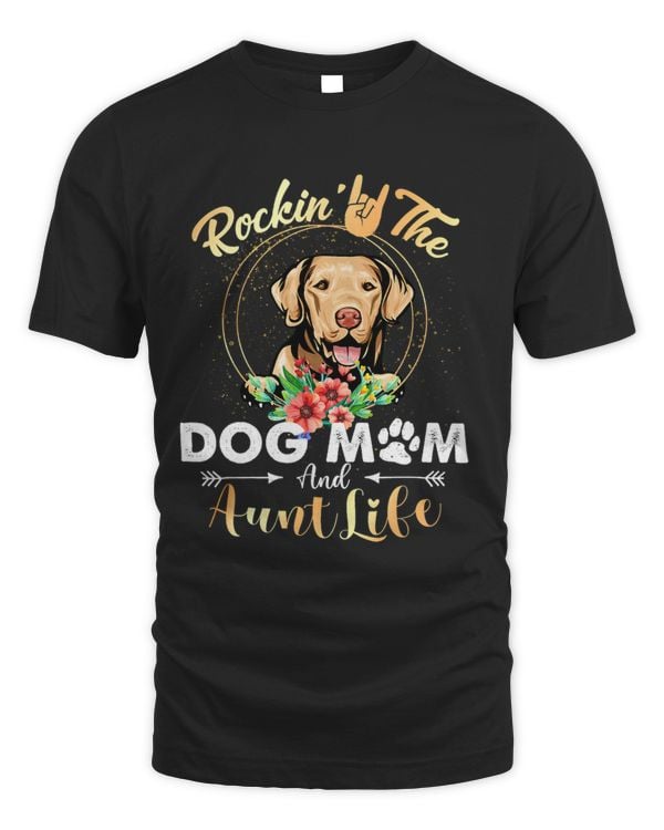 Rockin The Dog Mom Aunt Life Chesapeake Bay Retriever Women