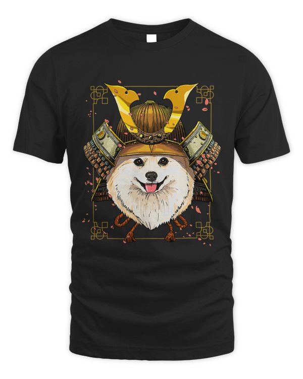 Samurai Pomeranian Dog Warrior Samurai Lovers Gift 267