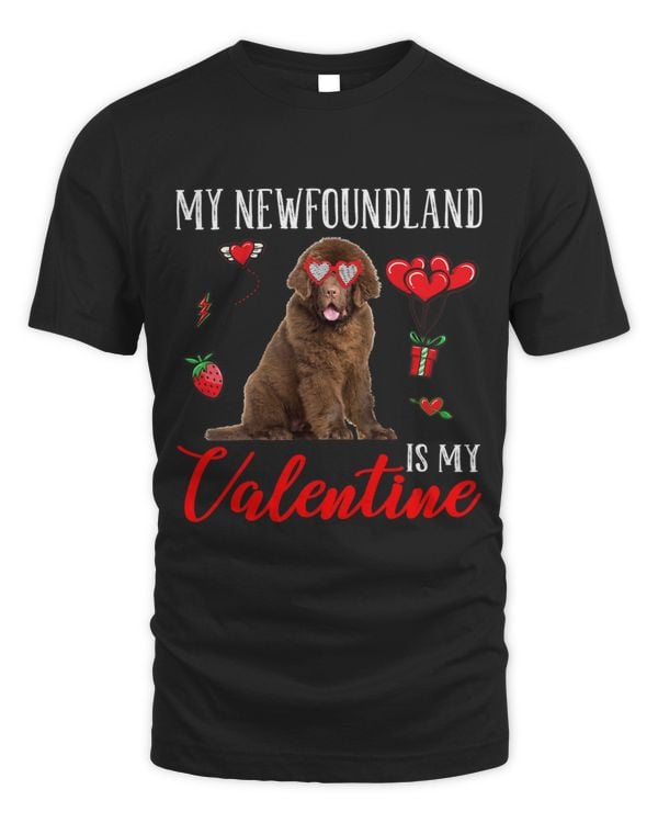 Newfoundland Is My Valentine Funny Valentines Day Heart 202
