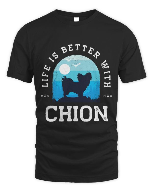 Life Better Chion Vintage Blue Dog Mom Dad