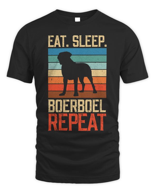 Eat Sleep Boerboel Repeat vintage dog dogs paw paws 208