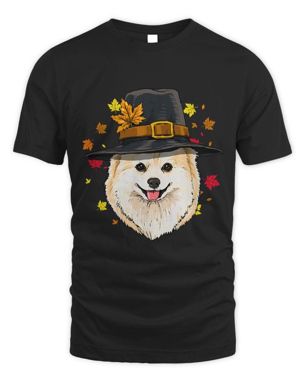 Thanksgiving Pomeranian Pilgrim Costume Men Women 409