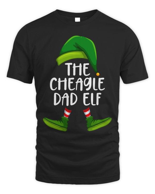 Cheagle Dad Dog Elf Funny Christmas Pajama X mas Men