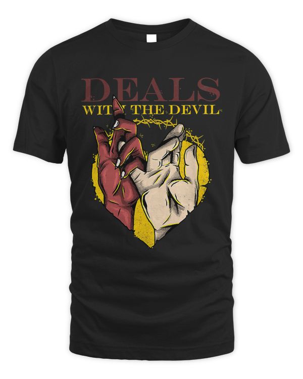 Deals With The Devil Goth Emo Pentagram and Satanic 441