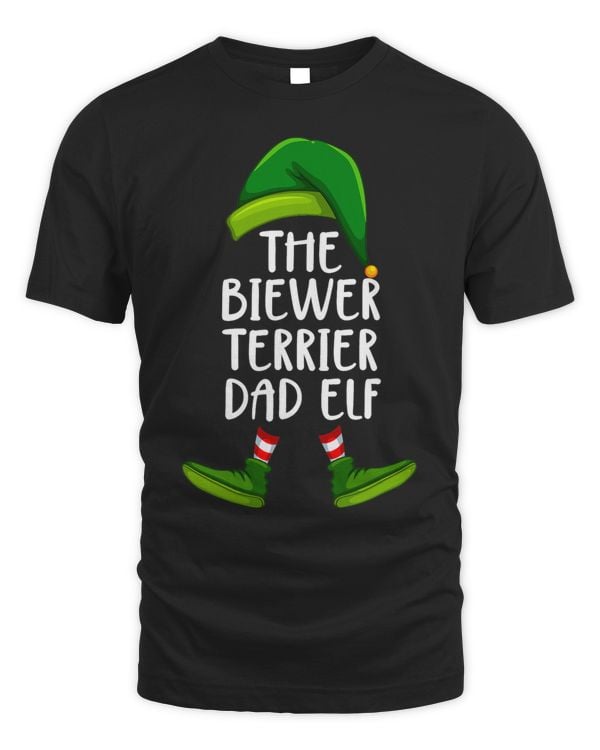 Biewer Terrier Dad Dog Elf Funny Christmas Pajama X mas Men