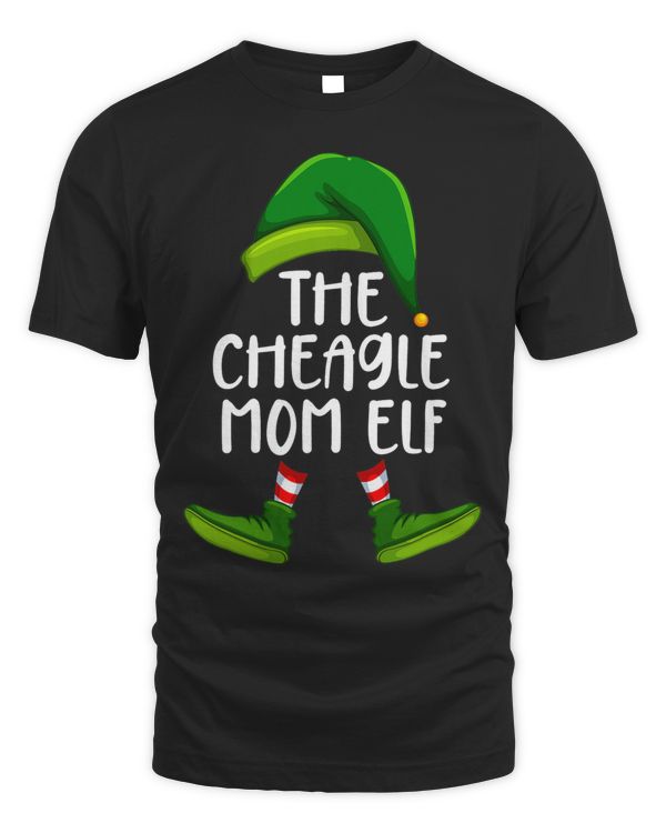 Cheagle Mom Dog Elf Funny Christmas Pajama X mas Women