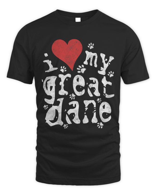 Dog Lover Gift Awesome Novelty I Love My Great Dane 150