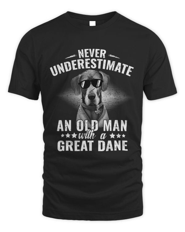 Dogs 365 Never Underestimate An Old Man with Great Dane Dog 203