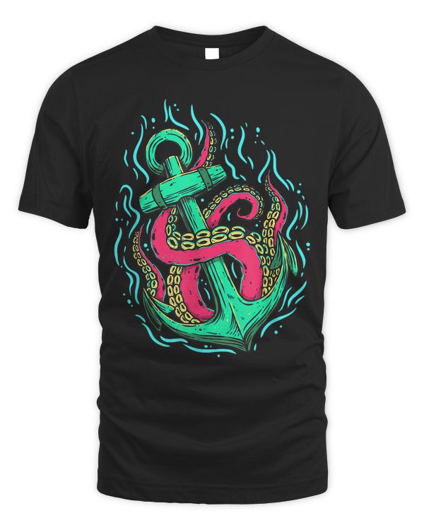 Kraken Tentacles Nautical Anchor Seaman Marine Boat Captain45