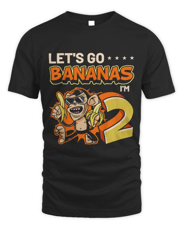 Kids 2 year Old Lets Go Bananas Monkey Zoo 2nd Birthday Party