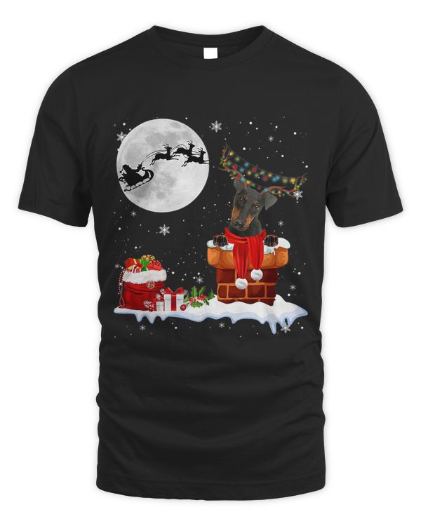 Manchester Terrier Christmas Tree Lights Pajama Dog Lover 58