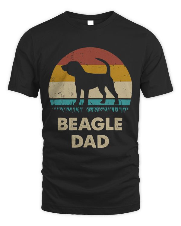 Beagle Dad Dog Owner Retro Beagle Dog Lovers Gift For Dad