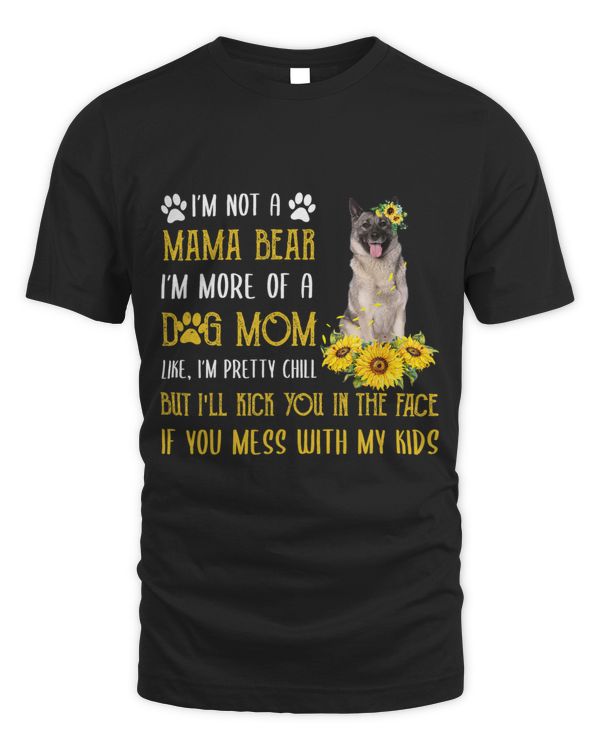 Sunflower Norwegian Elkhound Mom Mothers Day Dog Mom Women