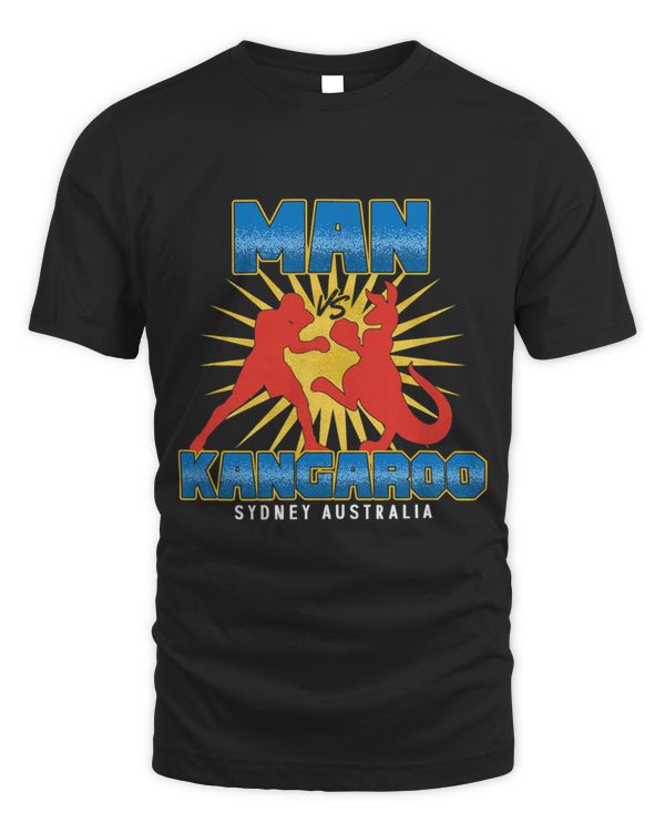 Funny Man VS Kangaroo Sydney Australia Boxing Boxer