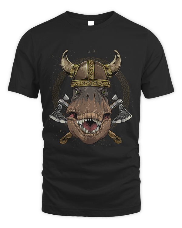 Viking TRex with Viking Helmet Mjolnir Axes 256