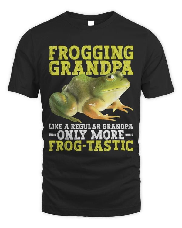 Frog Catching Grandpa For Frog Hunting Grandfahter
