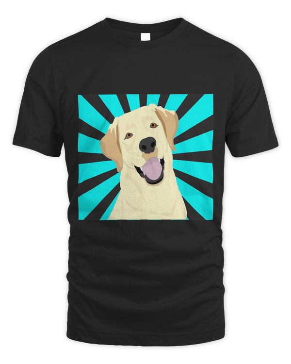 HAPPY YELLOW LAB GRAPHIC