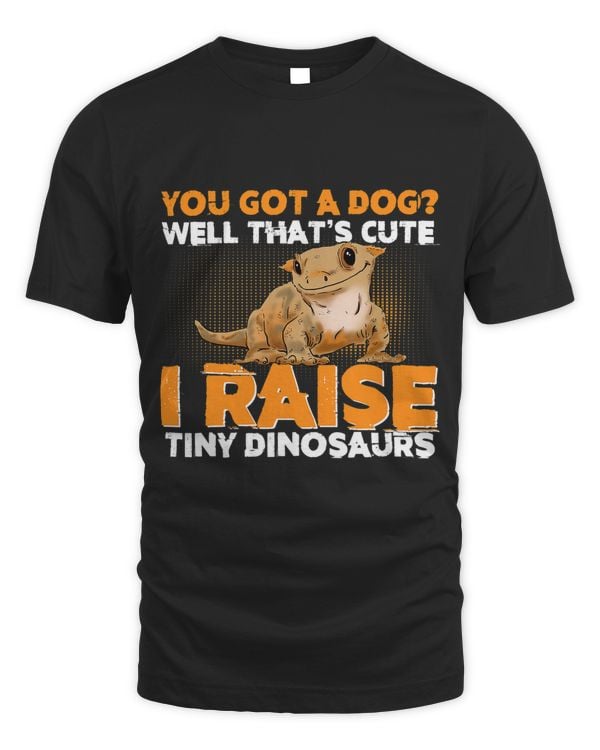 Funny Crested Gecko Eyelash Lizard Humor Reptil