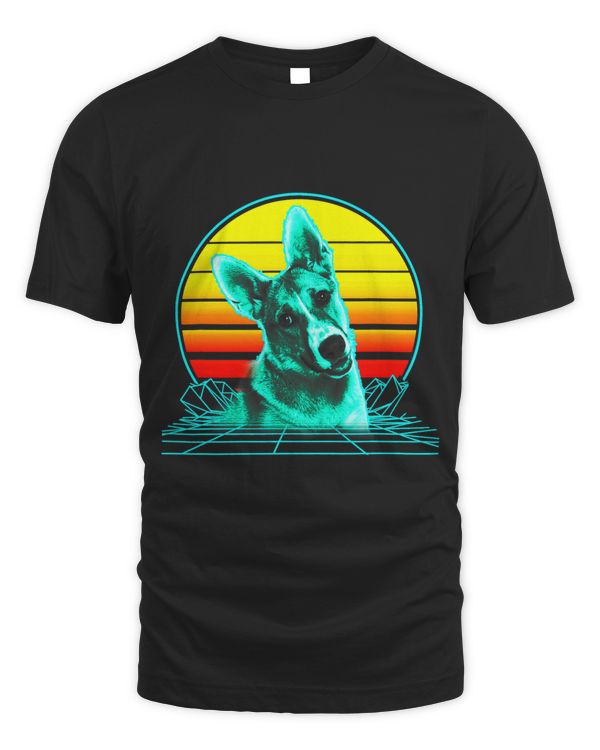 Retro Carolina Dog Vaporwave