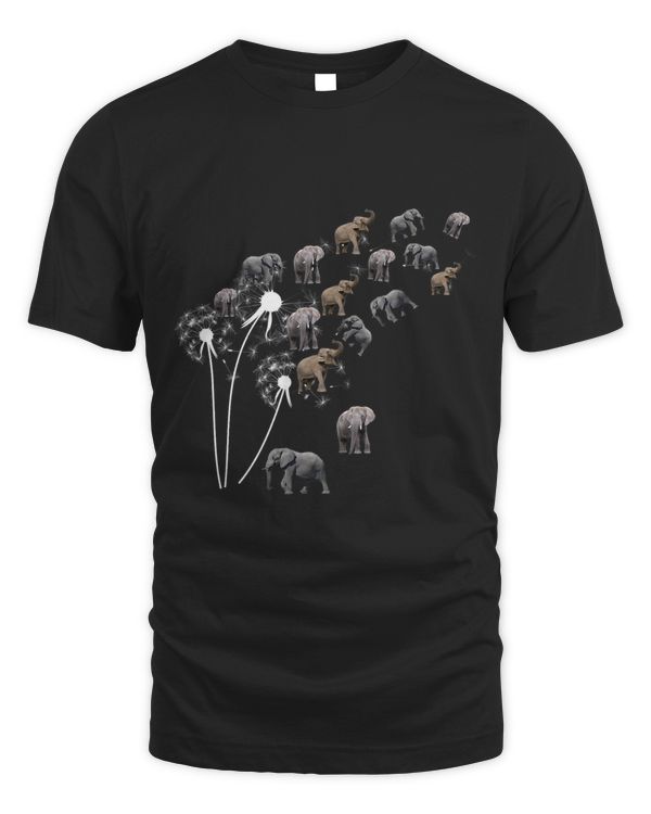 Funny Dandelion Elephants Cute Elephants Collection Lover