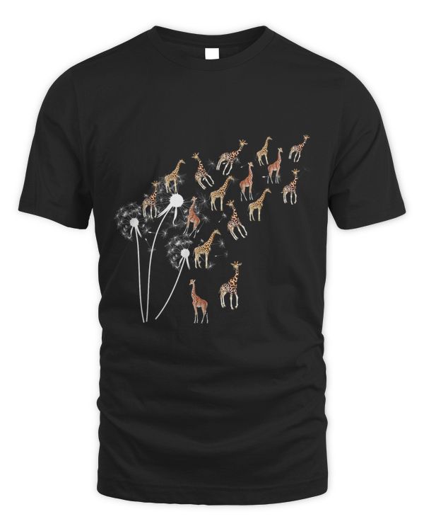 Funny Dandelion Giraffes Cute Giraffes Collection Lover