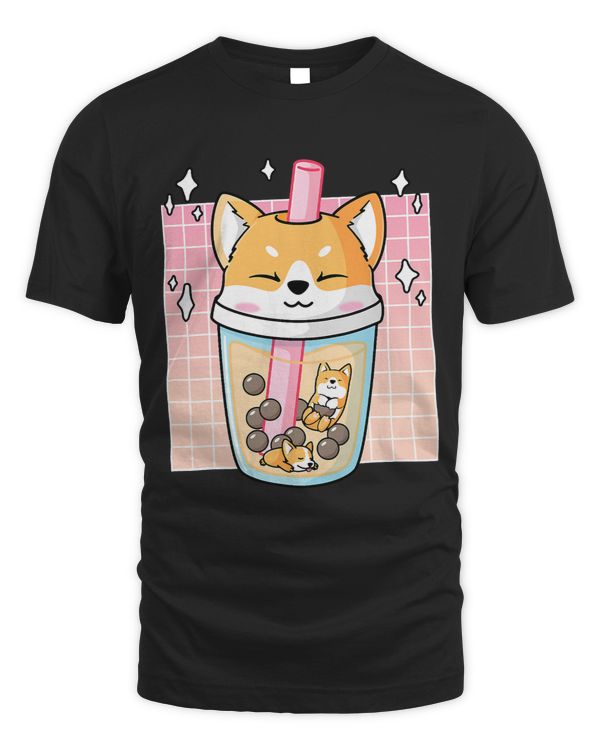 Kawaii Shiba Inu Dog Bubble Tea Boba Japan Corgi 45