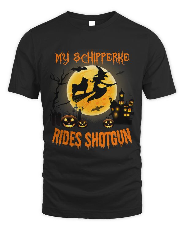 My SCHIPPERKE Rides Shotgun Halloween 2018 391