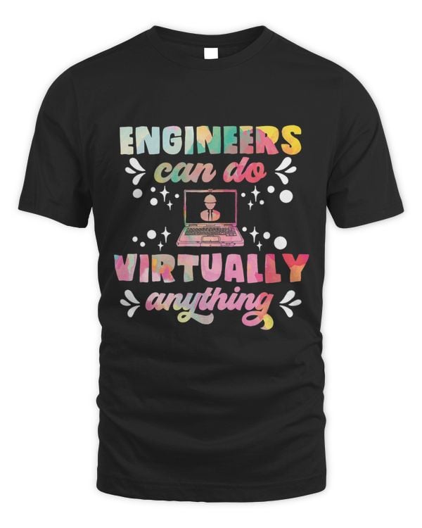 Funny Engineers Can Do Virtually Anything Watercolor Design