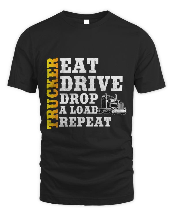 Funny Trucker Pun Big Rig SemiTrailer Truck Driving