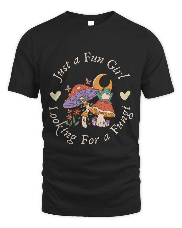 Funny Mushroom Vintage Fun Girl Cottagecore Aesthetic Fungi