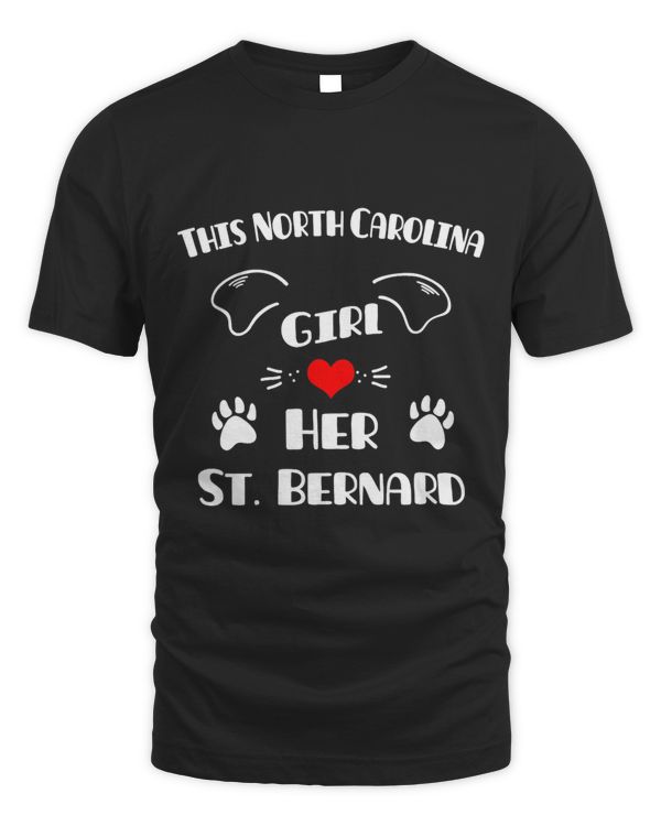This North Carolina Girl Loves Her St Bernard