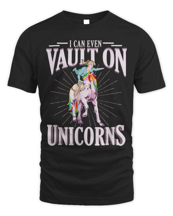 I love vaulting. I can even vault on Unicorns!