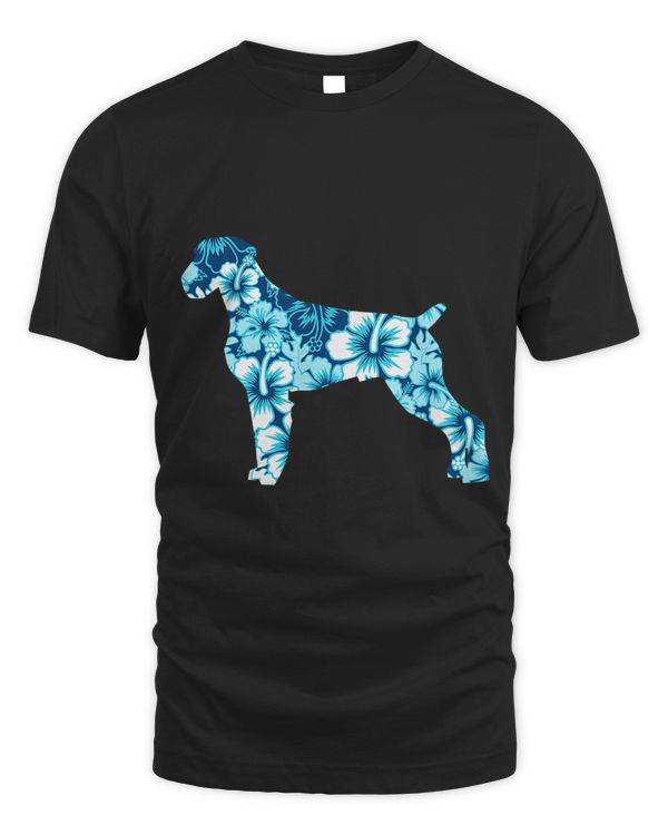 German Wirehaired Pointer Aloha Hawaiian Dog