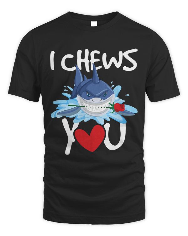 I Chews You Shark Lovers Wildlife Marine Biologist Science 301
