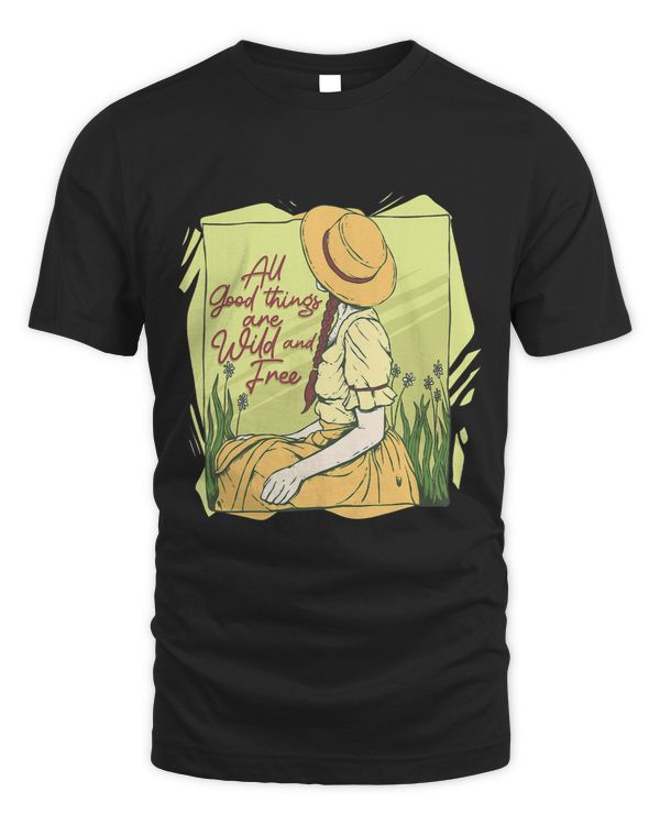 Everything Is Wild and Free Cottagecore Girl Goblincore 362