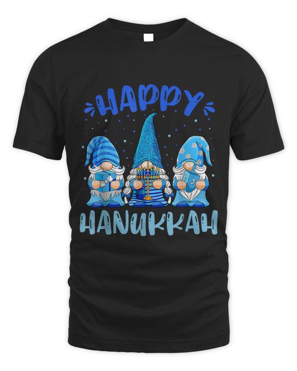 Happy Hanukkah Gnome Menorah Dreidel Jewish Gnome Lover 124